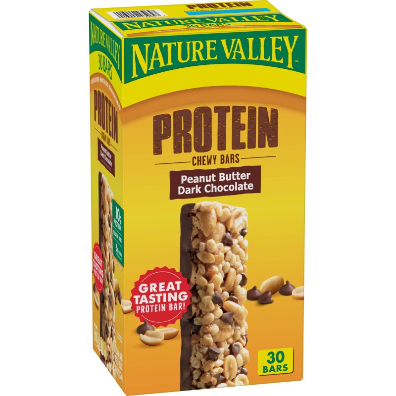 Nature Valley Peanut Butter Dark Chocolate Protein Chewy Bars