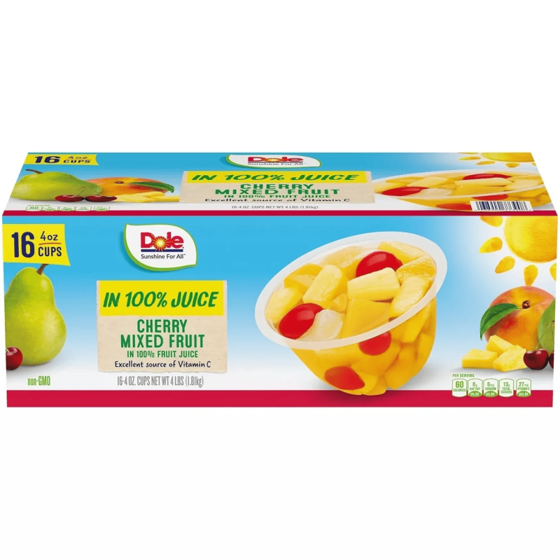 Dole Cherry Mixed Fruit Bowls in 100% Juice