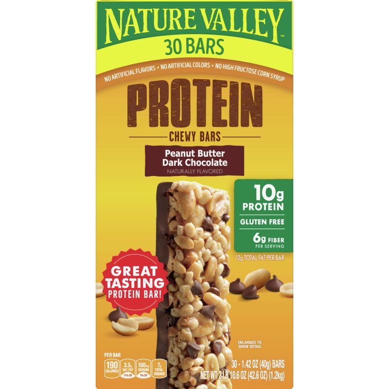 Nature Valley Peanut Butter Dark Chocolate Protein Chewy Bars - Image 2