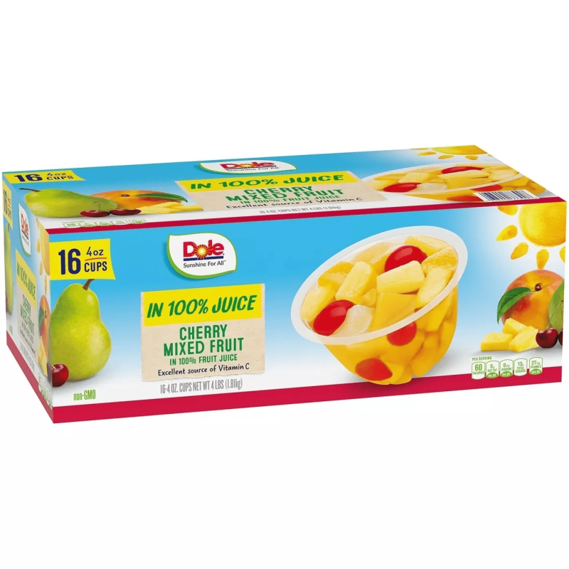 Dole Cherry Mixed Fruit Bowls in 100% Juice - Image 2