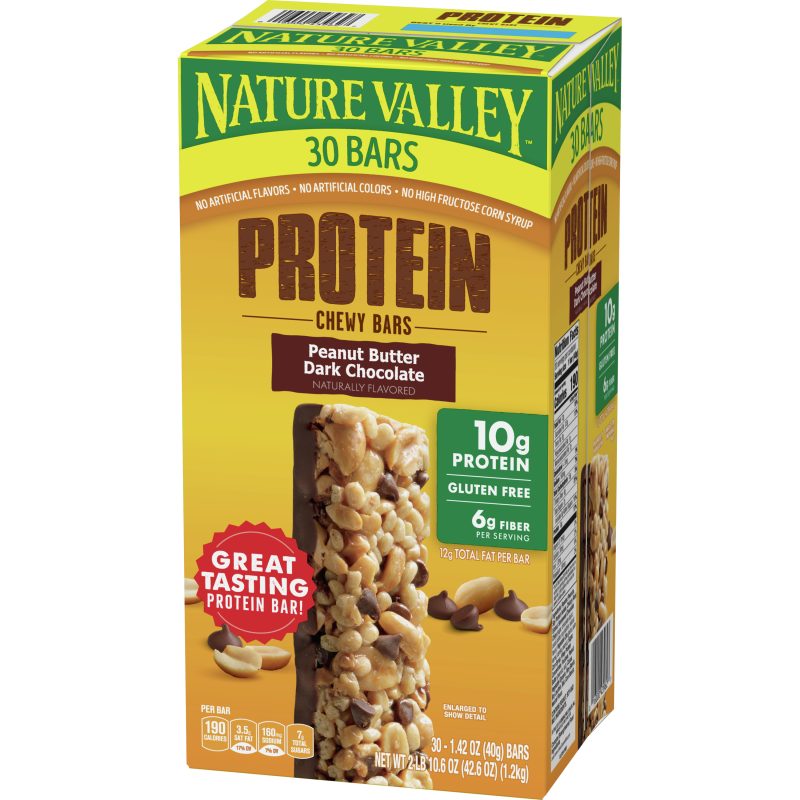 Nature Valley Peanut Butter Dark Chocolate Protein Chewy Bars - Image 3