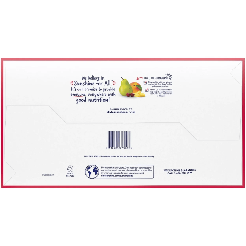 Dole Cherry Mixed Fruit Bowls in 100% Juice - Image 4