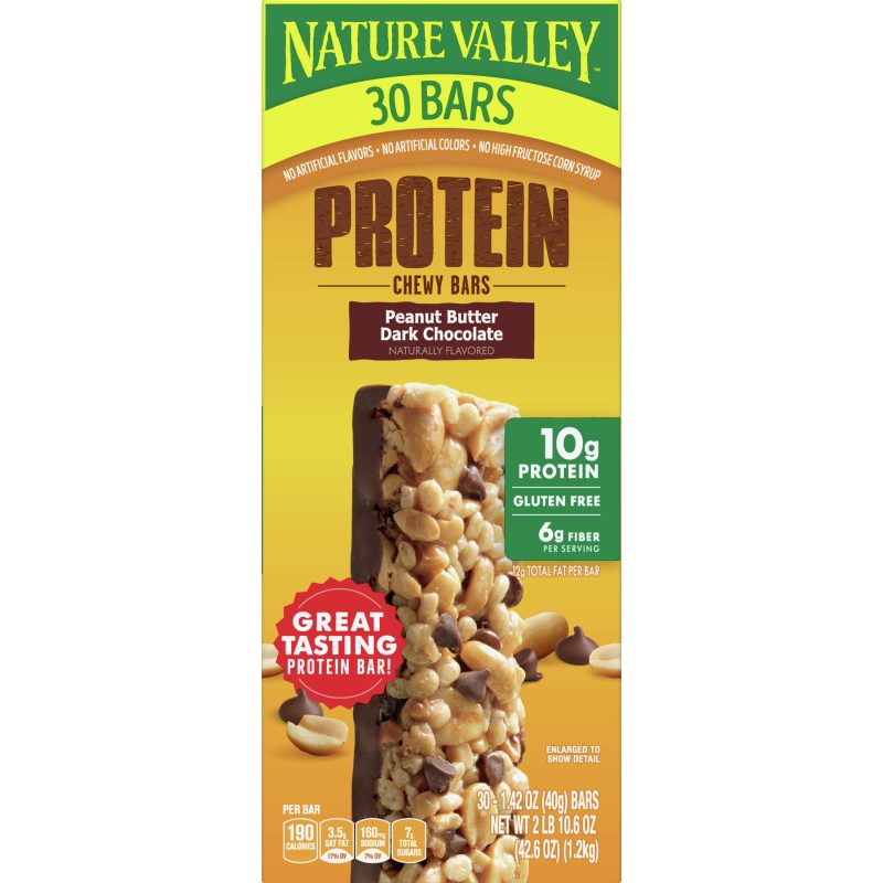 Nature Valley Peanut Butter Dark Chocolate Protein Chewy Bars - Image 5