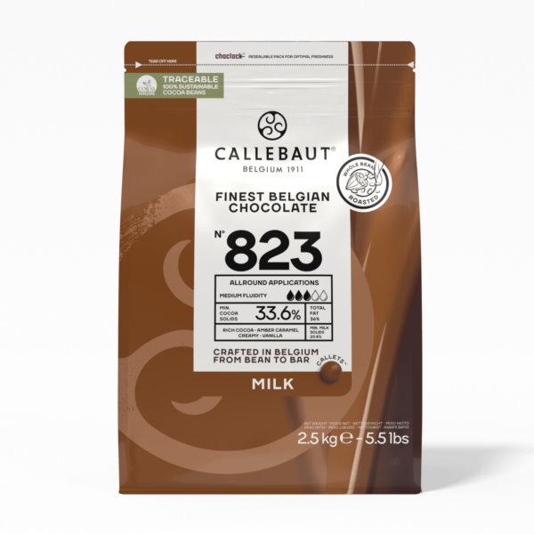 Callebaut - Milk Chocolate - 823 - 5.5 lb Callets