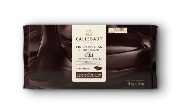Callebaut - Dark Chocolate - C811 - 11 lb Block