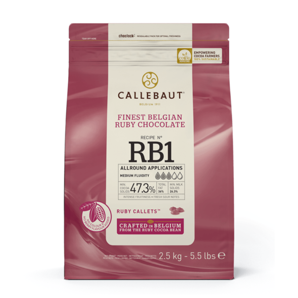 Callebaut - Ruby Chocolate - RBI - 5.5lb Callets